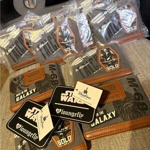 Loungefly Star Wars Gray and Brown Wallet